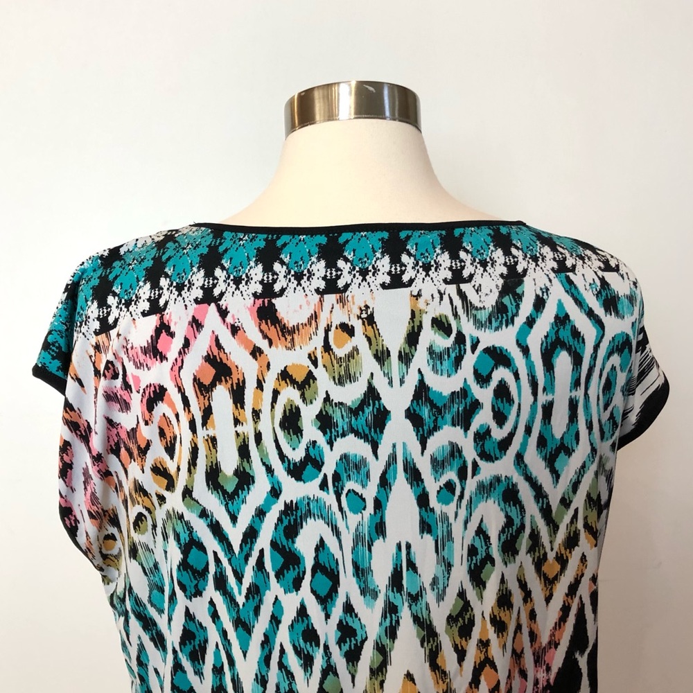 Style & Co Multicolored Patterned Dress - Picture 8 of 14